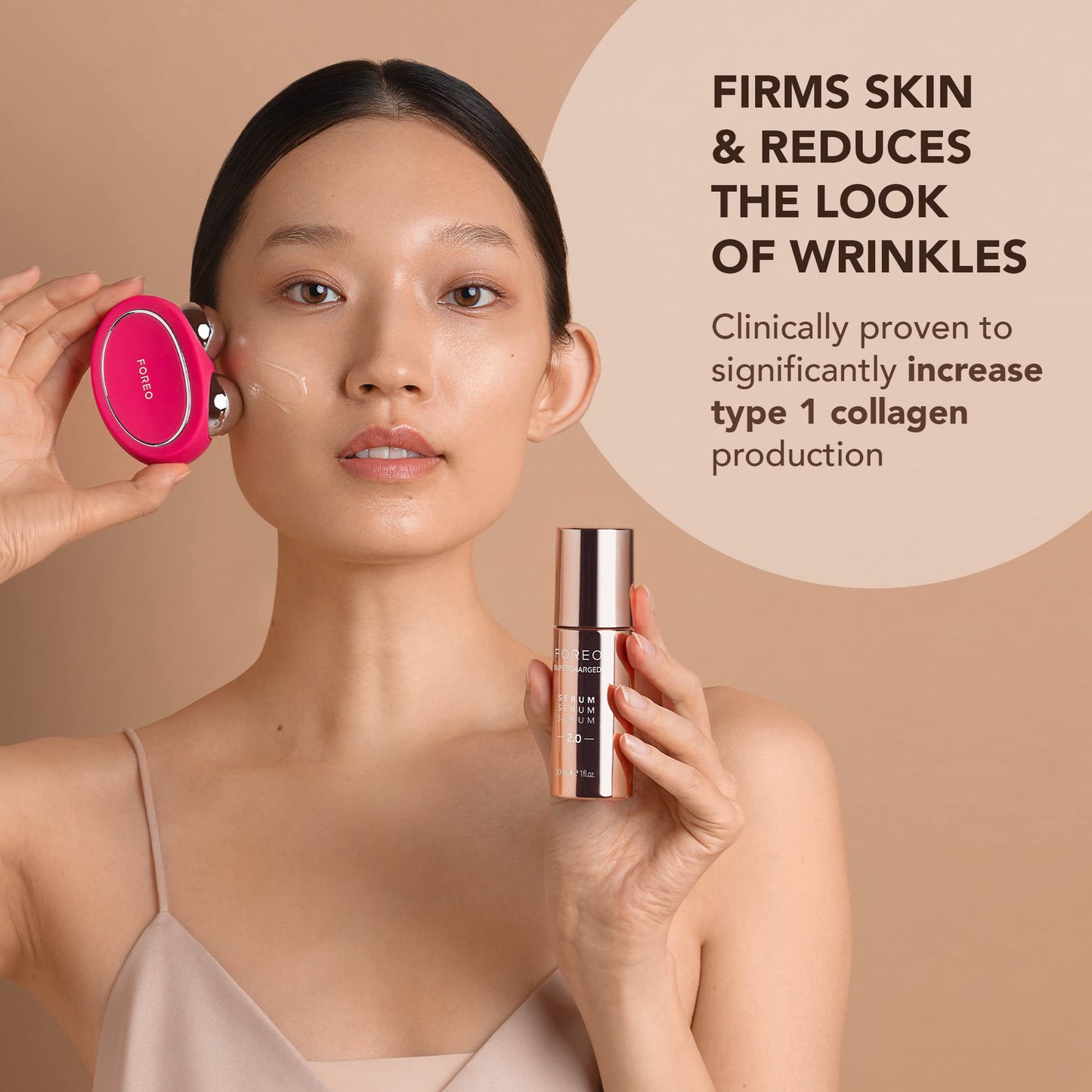 FOREO SUPERCHARGED Serum 2.0 – Conductive Skincare Gel – Hyaluronic Acid & Squalane – Vegan – Clean Formula – 1 fl.oz