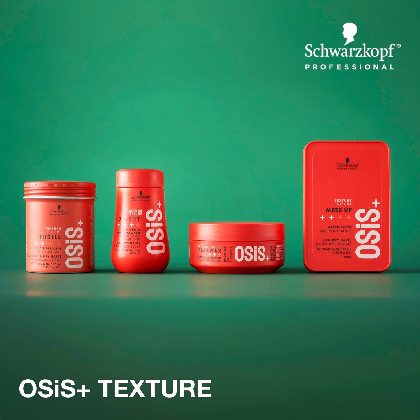 OSiS+ Mess Up - Matte Styling Paste for Medium Control & Flexible Styling