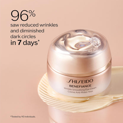 Shiseido Active Sun Protection Set - Benefiance Wrinkle Smoothing Eye Cream (5mL), Ultimate Sun Protector Lotion SPF 60+ (150mL) & Perfect Cleansing Oil (40mL) - $83 Value