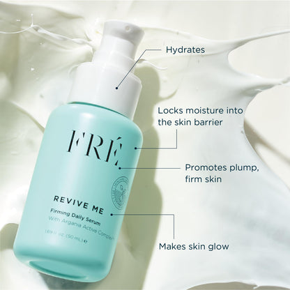 FRÉ Niacinamide Face Serum – Daily firming + plumping serum, Contains niacinamide + hyaluronic acid + Argania Active Complex™, Vegan, cruelty-free, hypoallergenic