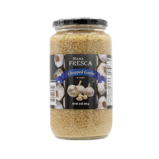 Mama Fresca Minced Garlic in Water 35oz Jar (Pack of 1)