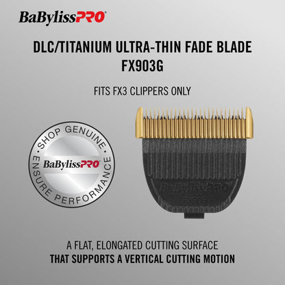 FX3 Clipper Replacement Ultra Thin Fade Blades