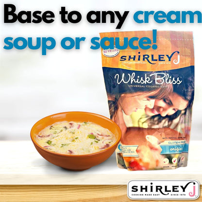 Whisk Bliss- Instant Soup Mix 32 oz. | Just Add Water Universal Soup & Sauce Mix Soup Base Gluten FREE, Vegetarian, No Artificial Flavors or Preservatives, No added MSG