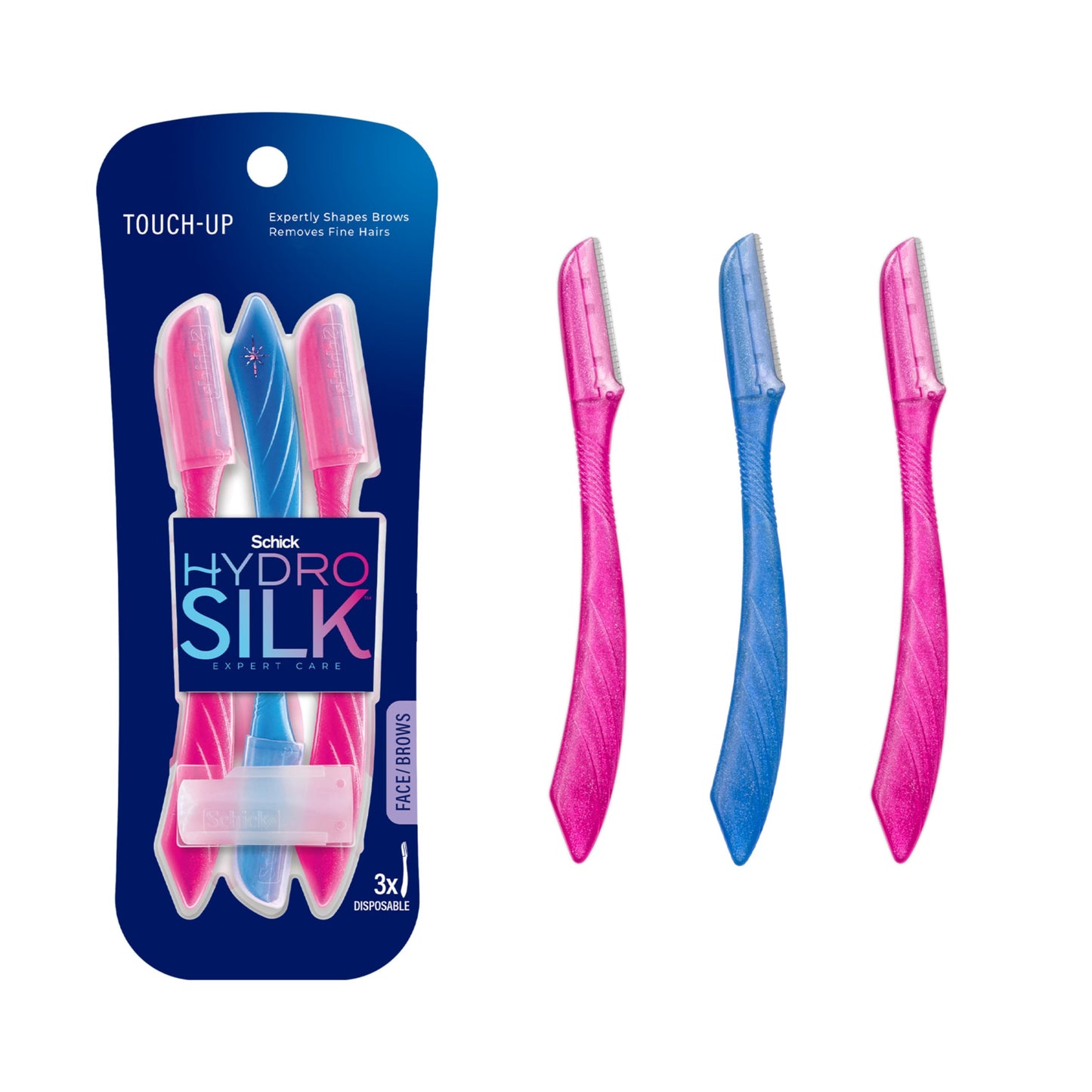 o.b. Tampons 40ct and Schick Hydro Silk Dermaplaning Tools | Tampons Multipack and Facial Razor Kit