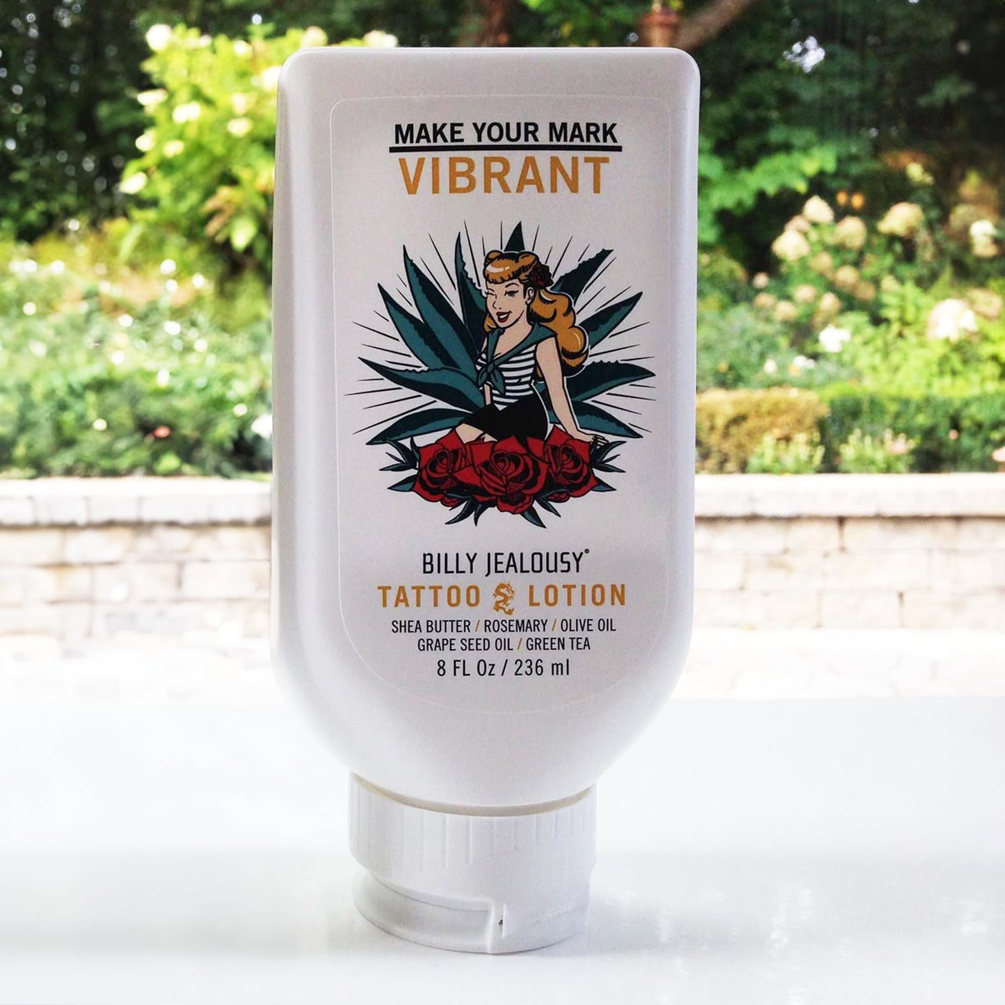 Billy Jealousy Tattoo Lotion for All Skin Types Formulated with Shea Butter, Essential Oils & Green Tea Leaf Extract, Tattoo Aftercare that Nourishes, Brightens & Soothes