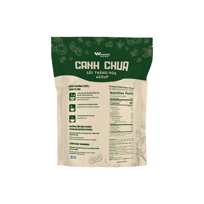 eHerbal Instant Freeze-Dried Sour Tomato Soup Cubes | Authentic Vietnamese Cuisine from Real Fresh Vegetables | Vegan, Quick & Delicious | 10 Servings, 120g (4.23oz)