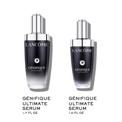Lancôme Génifique Ultimate Recovery Serum Limited-Edition Gift Set – 2 Full-Size: 1.7 fl. oz. & 1.0 fl. oz. – Beta-Glucan-Infused, Moisture Barrier Repair & Surface Renewal – Anti-aging Serum