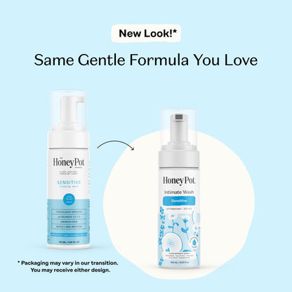 The Honey Pot Company - Postpartum Pads, Sensitive Feminine Wash & Wipes Bundle - Herbal Infused & PH Balanced Natural Hygiene Feminine Products - Postpartum Essentials - Feminine Care