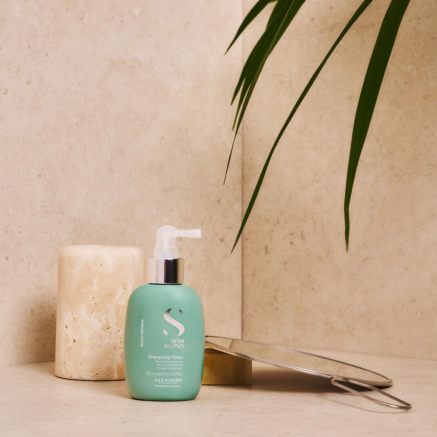 Alfaparf Milano Semi di Lino Scalp Renew Energizing Tonic for Thinning Hair - Strengthens, Re-densifies and Stimulates Hair Fiber - Professional Salon Quality - 4.23 Fl Oz