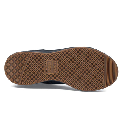MOZO Men's Slip-Resistant Restaurant Shoes – Comfortable, Non-Slip High-Top Work Sneakers for Culinary Professionals, Kitchen Staff, Chefs - Natural