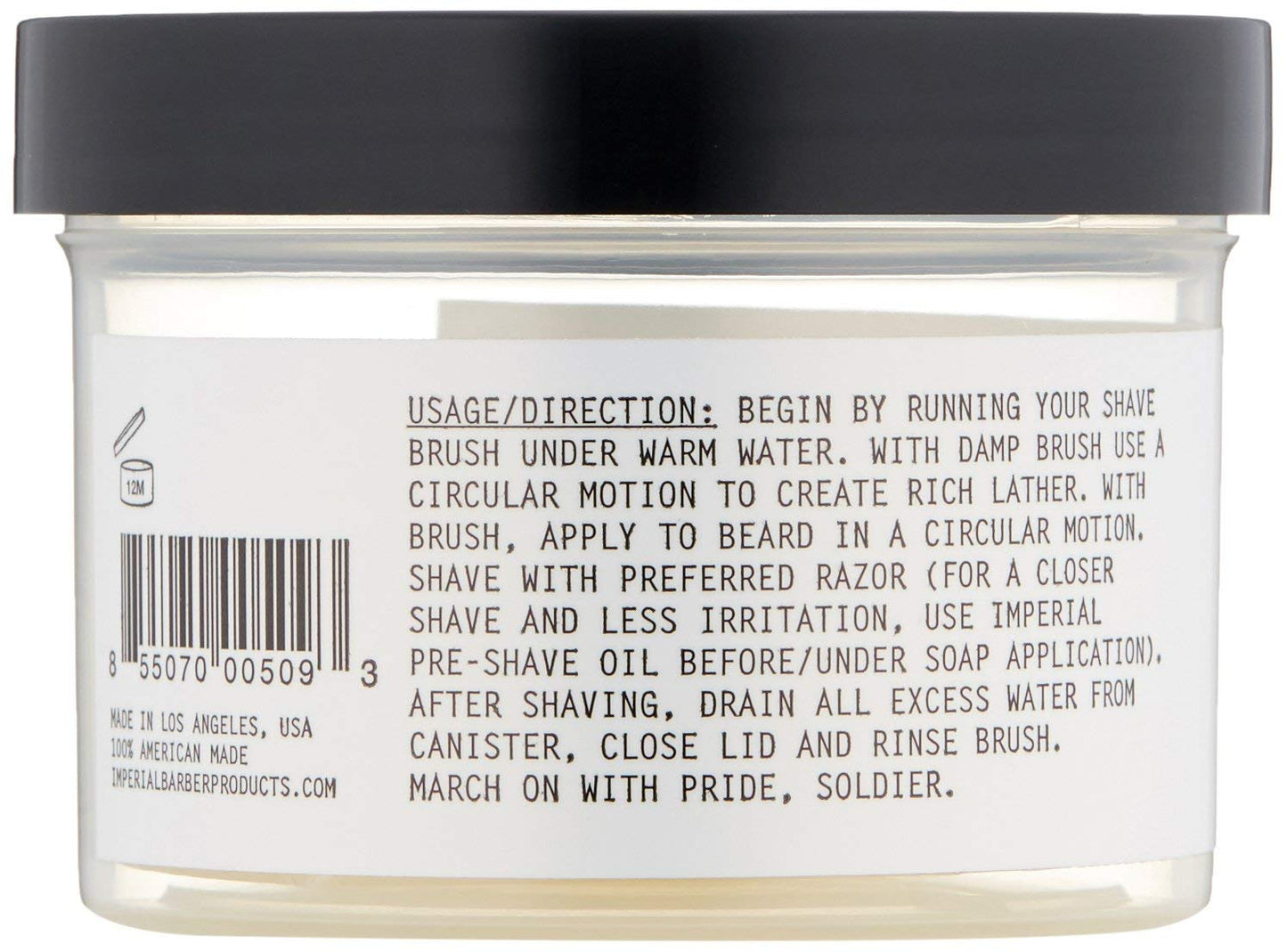 Imperial Barber Field Shave Soap Canister, 6.2 oz.