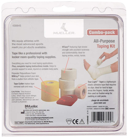 MUELLER Sports Medicine All-Purpose Taping Kit, All-In-One for Fast & Effective Taping