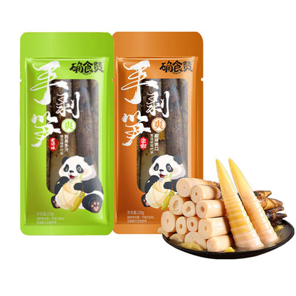 Hand Peeled Bamboo Shoots,Pickled Bamboo Shoot Tip,Aged Soup with Pickled Peppers,Instant Snack Food,Pickleds Vegetables,Low Calorie,0 Fat(2 Bags,460g)