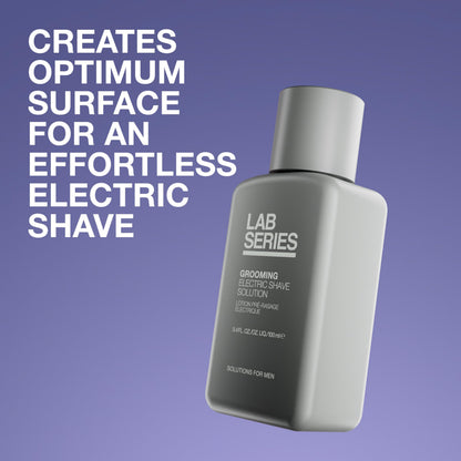 Lab Series Men's Grooming Effortless Pre-Electric Shave Solution - Cools & Refreshes Skin - Skin Care for Men, 3.4 Fl Oz