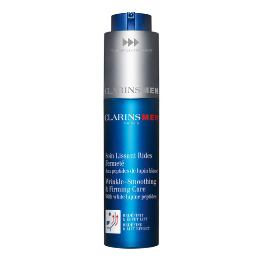CLARINSMEN Wrinkle Smoothing and Firming Anti Aging Face Moisturizer | Mens Face Moisturizer | Visibly Lifts, Firms, Smoothes Skin and Refines Pores | All Skin Types | 1.7 Ounces