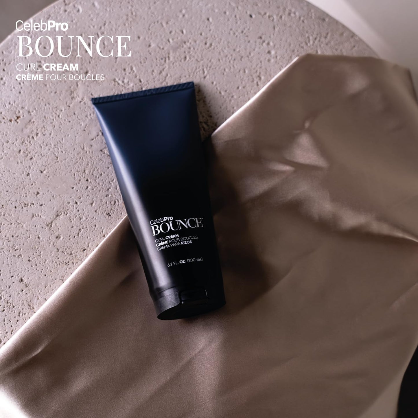 CelebPro BOUNCE Curl Cream, Hydrating Curl Cream for Defined Curly Hair, 6.7oz