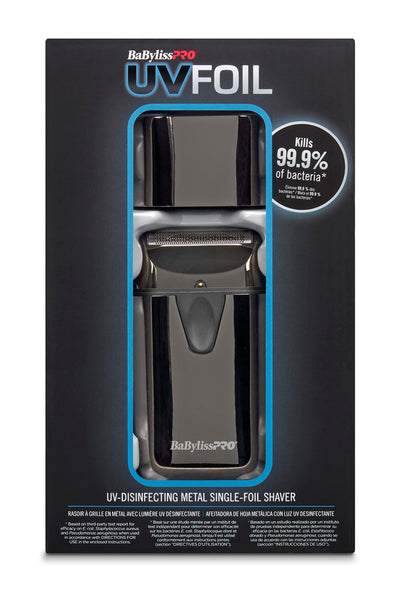 UVFOIL UV-Disinfecting Metal Single-Foil Shavers
