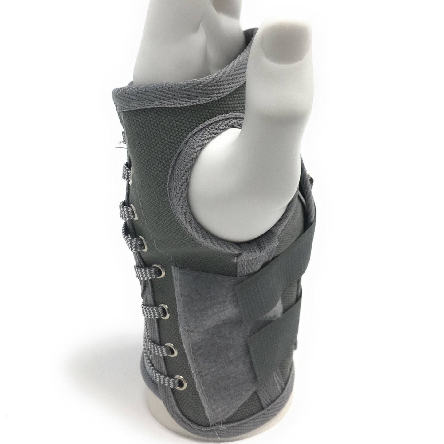OTC Wrist Splint, Cock-Up Lacing, Canvas, ProChoice, Grey, Medium (Left Hand)
