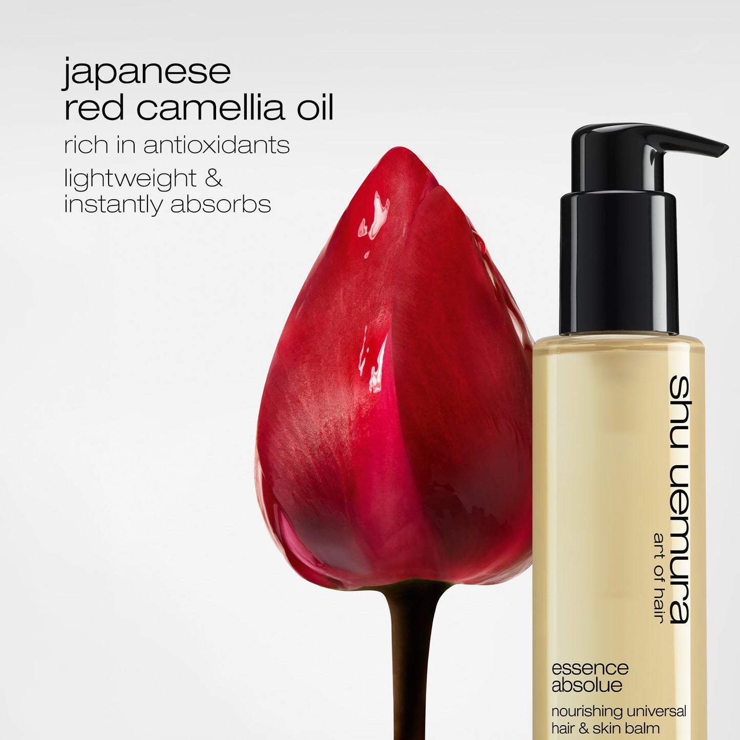 shu uemura art of hair Essence Absolue Nourishing Universal Balm - Multi-Benefit Balm, Intense Hydration and Shine, For Dry Hair and Skin, 5 Fl Oz