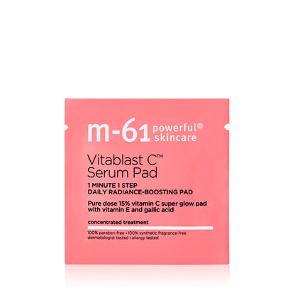 m-61 Vitablast C Serum Pad | Serum Pad With A Pure Dose Of 15% Stabilized Vitamin C - 30 Treatments