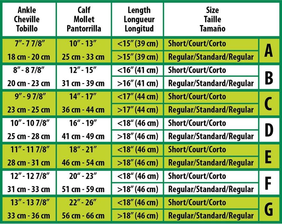 CURAD Knee High Compression Hosiery, 20-30 mmHg, Tan, Size F (3XL), Ideal for Varicose Veins & Edema Relief