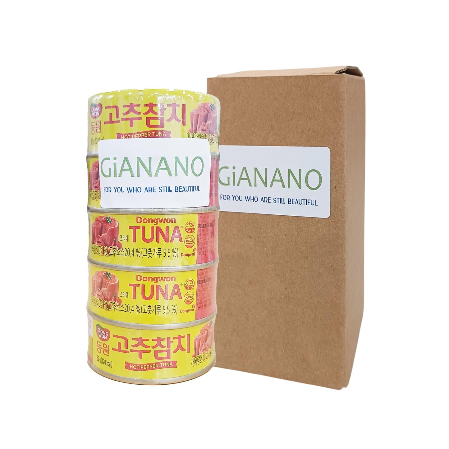 Made in Korea Deliciously spicy, chili, hot sauce Dongwon RED PEPPER TUNA-CAN 85g x 5 can(Storage box included)