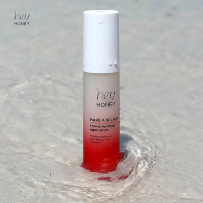 Hey Honey Skincare Make A Splash | Intense Hydrating Niacinamide Aqua Face Serum | Intense Hydration with Anti-aging Benefits | 1.5 Oz