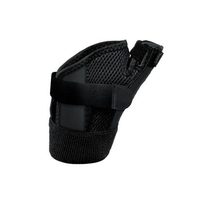 MUELLER Esports Medicine Reversible Thumb Brace for Men and Women, Pain Relief Stabilizer with 6 KTape Strips, Ideal for Gamer's Thumb and Arthritis, Fits Right or Left Hand, Black, One Size