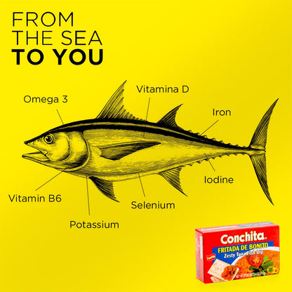 Conchita Zesty Tuna Fish Dip, 4 oz - Bold Seafood Flavor, Ideal for Crackers, Breads, and Veggies