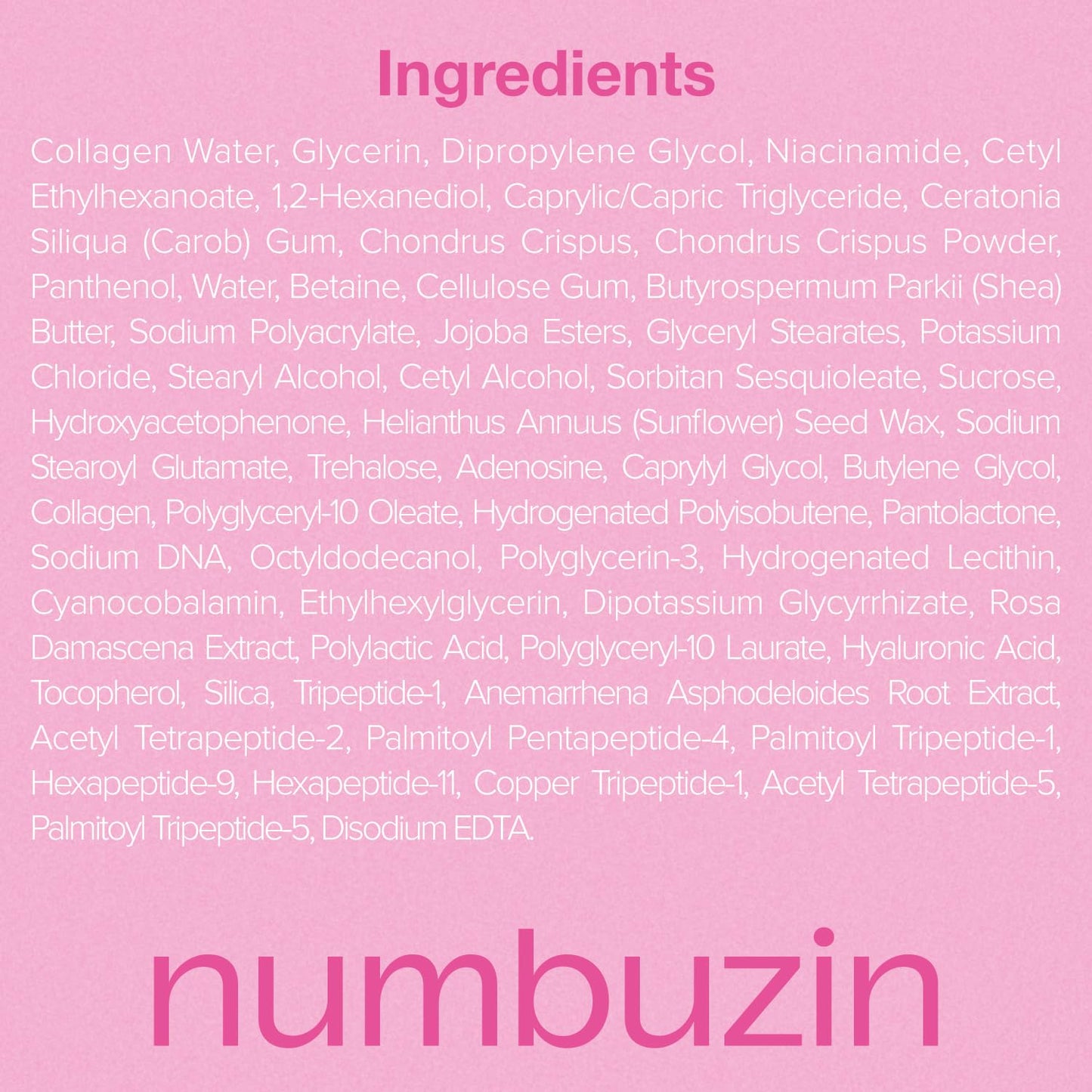 numbuzin No.2 Overnight Face Mask | Rose PDRN Overnight Collagen Mask | Korean Glass Skin Essential | Elasticity, Hydrating, Firming, Enlarged Pores | Collagen, Peptides, PDRN | 37g, 4ea
