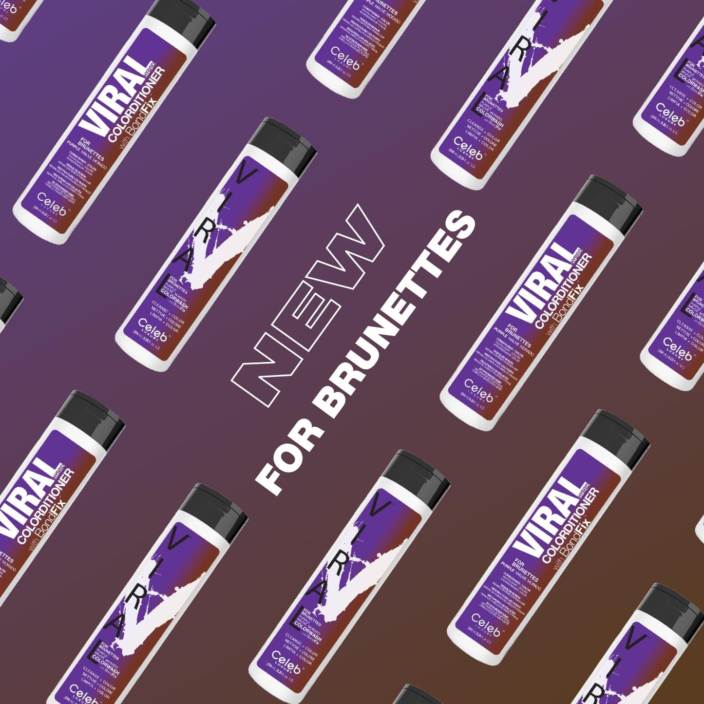Celeb Luxury Color Depositing Conditioner - Color Refresher with Bondfix Bond Rebuilder, Viral and Gem Lites, Pairs with Colorwash