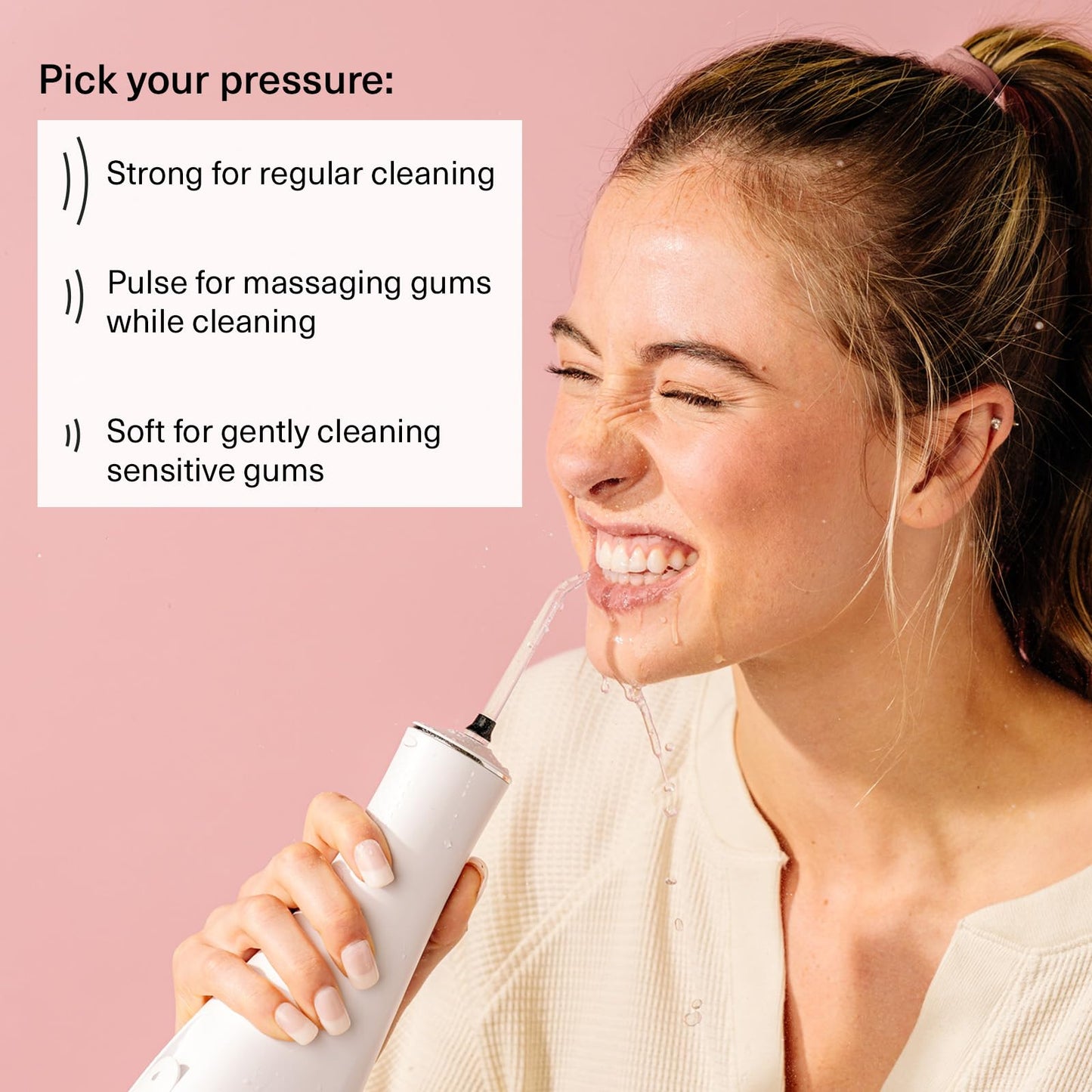 Boka Advanced Water Flosser for Teeth Cleaning, Gums & Braces w/Travel Bag - 3 Pressure Setting, Cordless Rechargeable Floss - Durable & Portable w/ 5 Customizable Piks - IPX7, Dentist Recommended