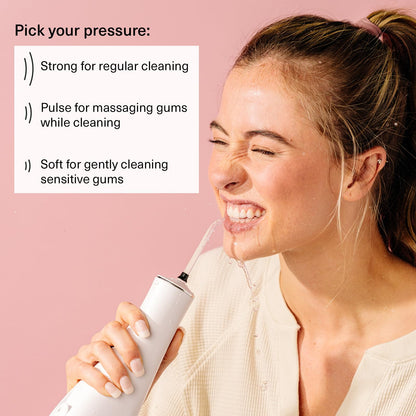 Boka Advanced Water Flosser for Teeth Cleaning, Gums & Braces w/Travel Bag - 3 Pressure Setting, Cordless Rechargeable Floss - Durable & Portable w/ 5 Customizable Piks - IPX7, Dentist Recommended