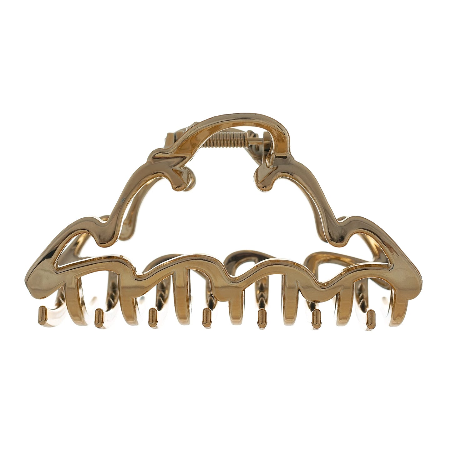 Ouidad Made for Curls XL Claw Clips, Gold and Silver, 2 Count