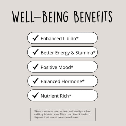 Happy Healthy Hippie Vaginal Probiotics for Women & Organic Maca Root Capsules