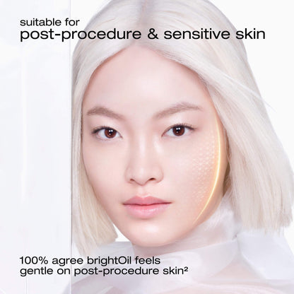 shu uemura Brightoil Skin Barrier Protecting Radiance Boosting Cleansing Oil, Gentle Makeup Remover and Facial Cleanser for All Skin Types