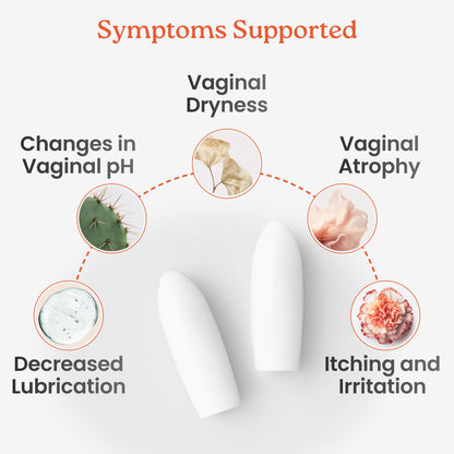 NewLife Naturals Vaginal & Vulva Soothing Bundle: Vitamin E Suppositories (ESoothe) + Organic Vulva Balm for Dryness Irritation Menopause Support (24 Inserts + 2 Oz)