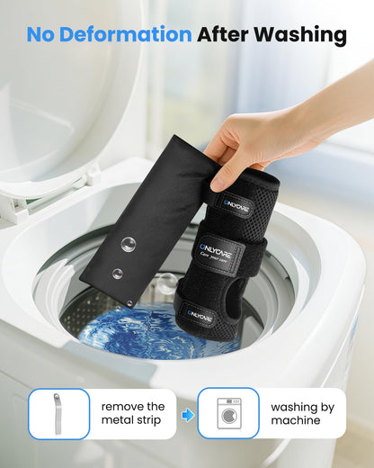 ONLYCARE FSA HSA Carpal Tunnel Wrist Brace Fit Right Hand, Adjustable Wrist Wraps Night Support, Metal Splint Stabilizer Relief Pain for Women Men, Hand Brace for Sprain, Arthritis, Tendonitis, S