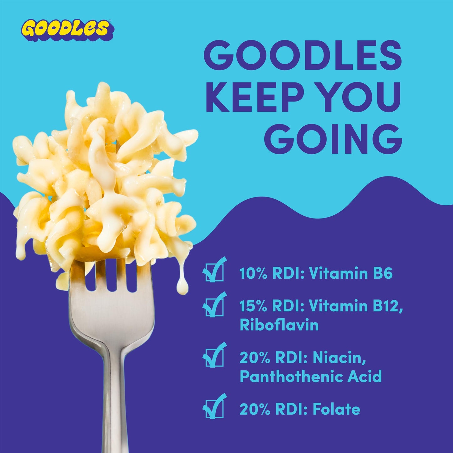 Goodles Twist My Parm Asiago and Parmesan with Spirals - Nutrient Packed with Real Cheese, Fiber, Protein, Prebiotics, Plants, & Vegetables | Non-GMO, Organic Ingredients