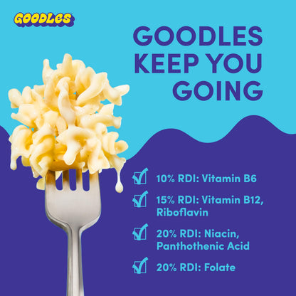 Goodles Twist My Parm Asiago and Parmesan with Spirals - Nutrient Packed with Real Cheese, Fiber, Protein, Prebiotics, Plants, & Vegetables | Non-GMO, Organic Ingredients