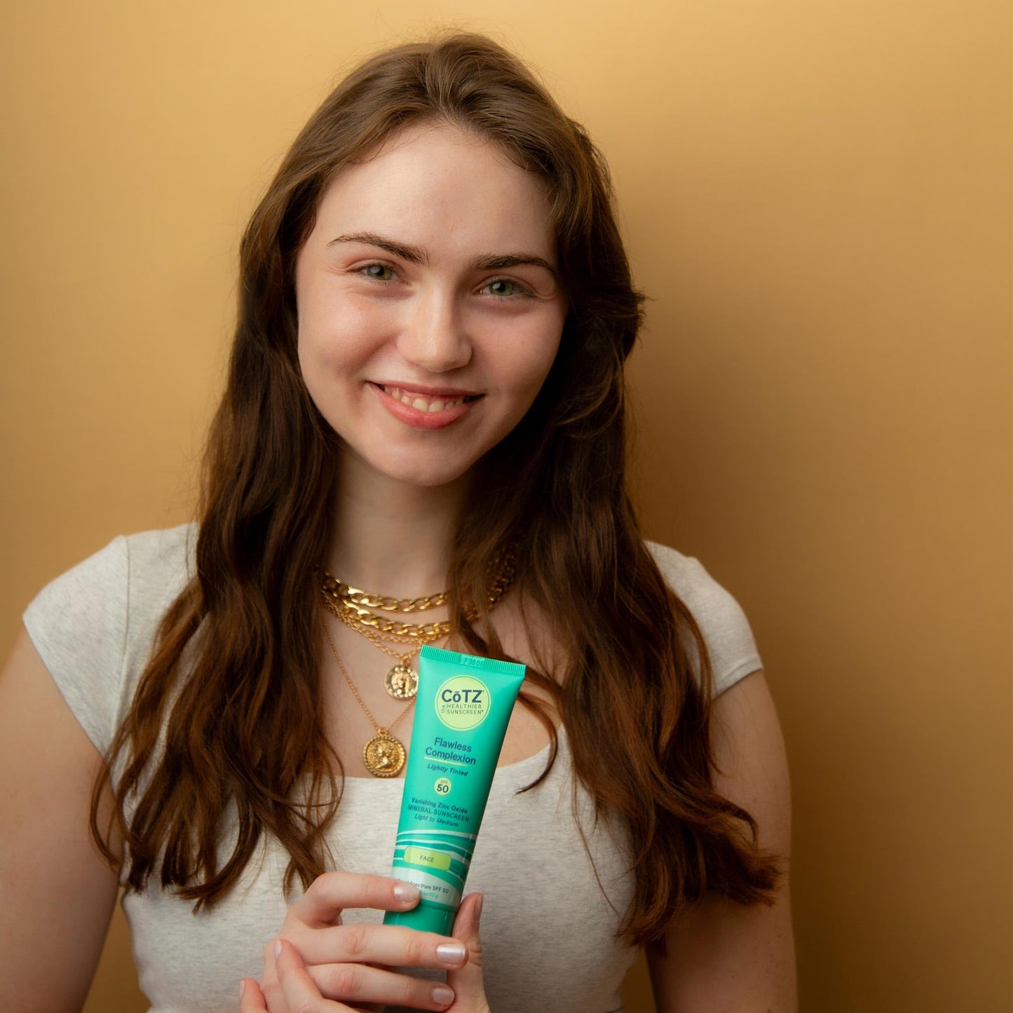 CoTZ Skincare | Flawless Complexion | Lightly Tinted | Facial Mineral Sunscreen Broad Spectrum SPF 50; 2.5 oz / 70 g