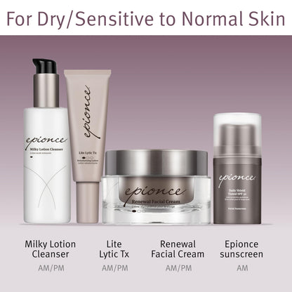 Epionce Renewal Facial Cream – Hydrating Anti-Aging Moisturizer | For Dry, Sensitive to Normal Skin | Fine Lines & Wrinkles | Dermatologist Skincare