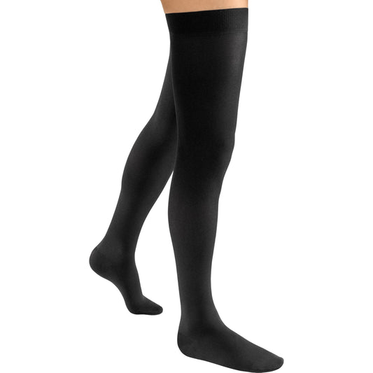 JOBST ACTIVA Opaque 15-20 mmHg Compression Socks Thigh High Closed Toe
