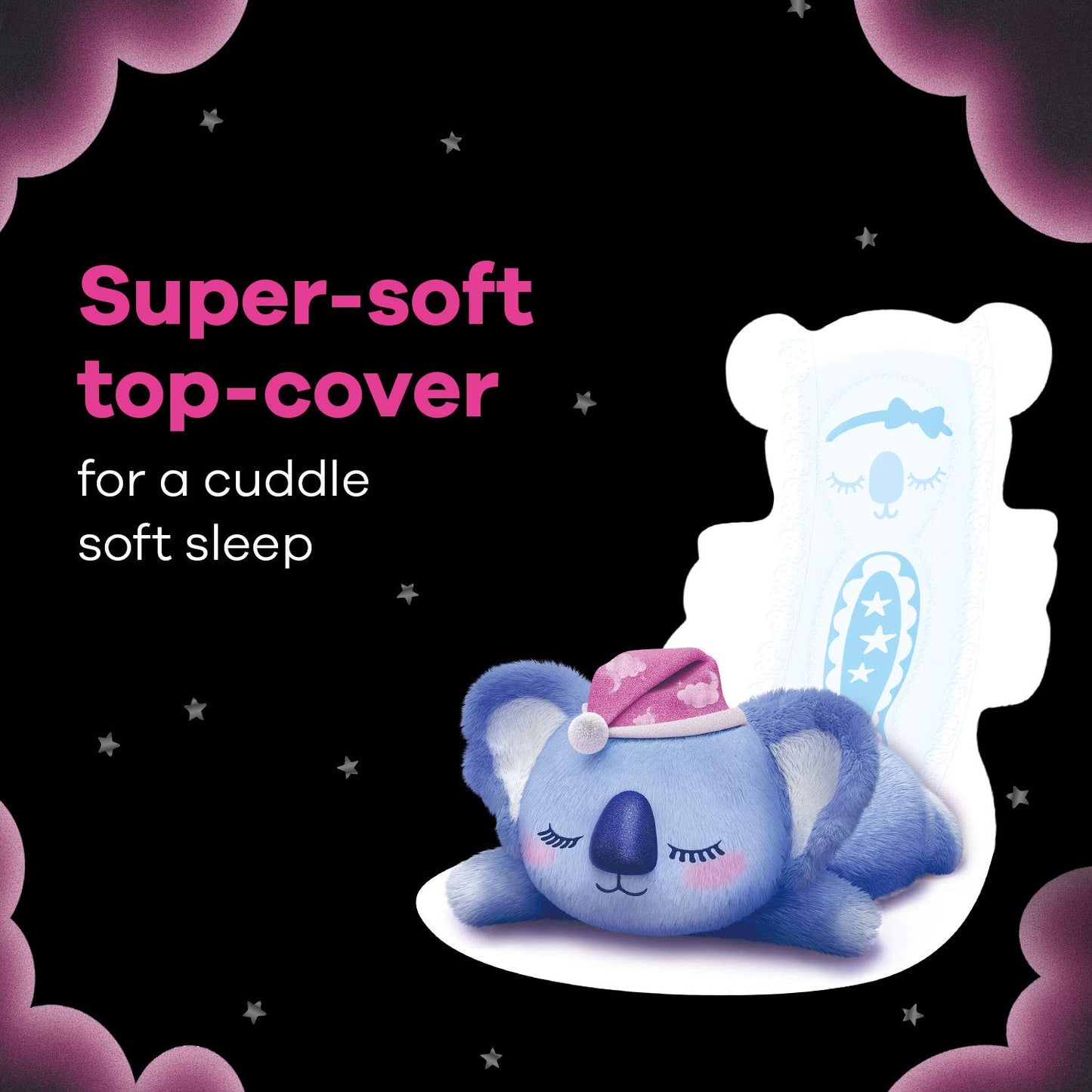 Whisper Ultra Night Sanitary Pads for Women, XXL+ 10 Napkins