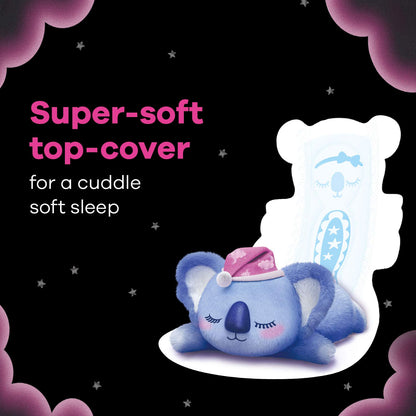 Whisper Ultra Night Sanitary Pads for Women, XXL+ 10 Napkins