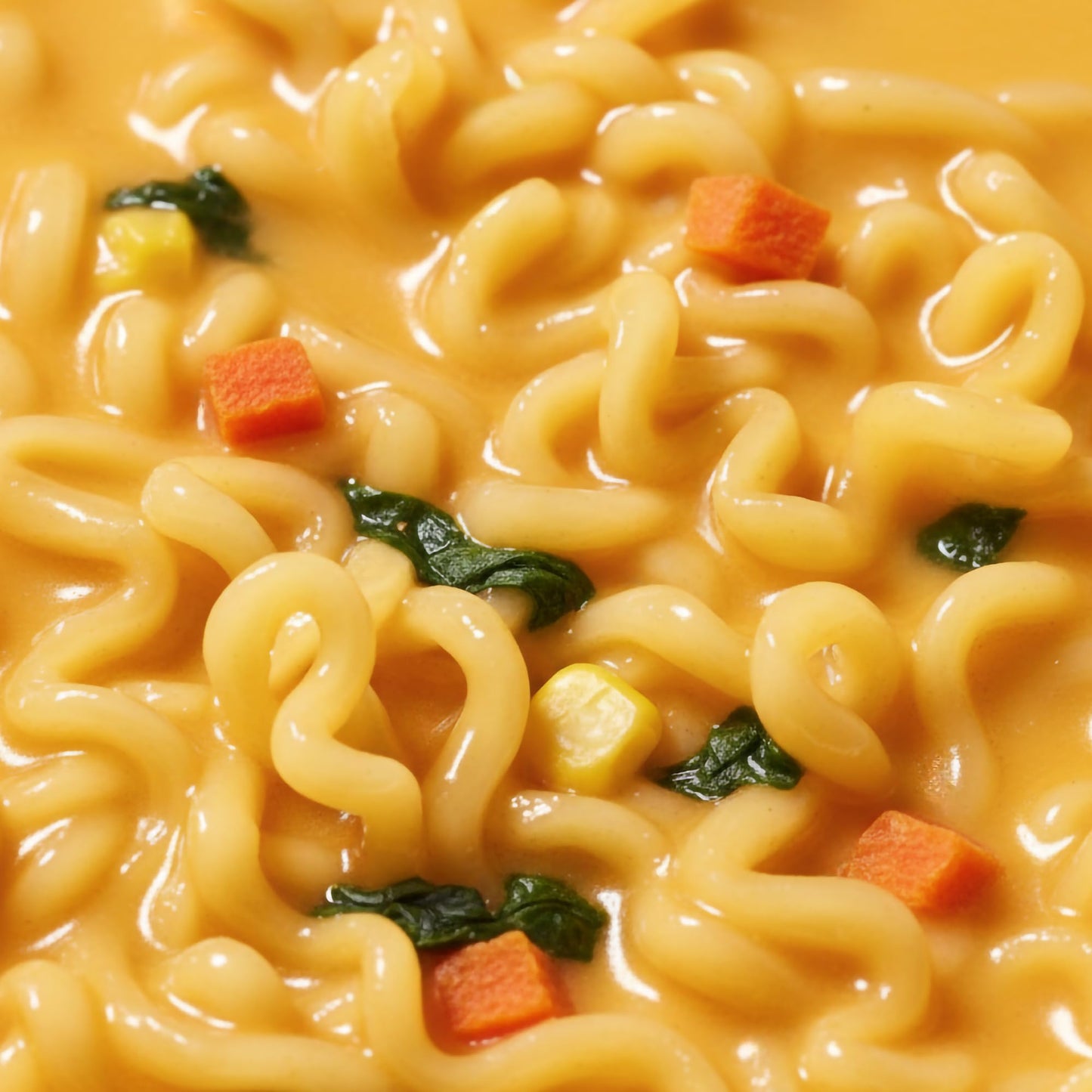 Cheesy Ramen - Cheddar Soup Ramen | Mild Kick, Creamy & Savory Korean Noodles | 3.92 oz (Pack of 8)