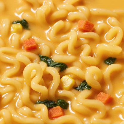 Cheesy Ramen - Cheddar Soup Ramen | Mild Kick, Creamy & Savory Korean Noodles | 3.92 oz (Pack of 8)