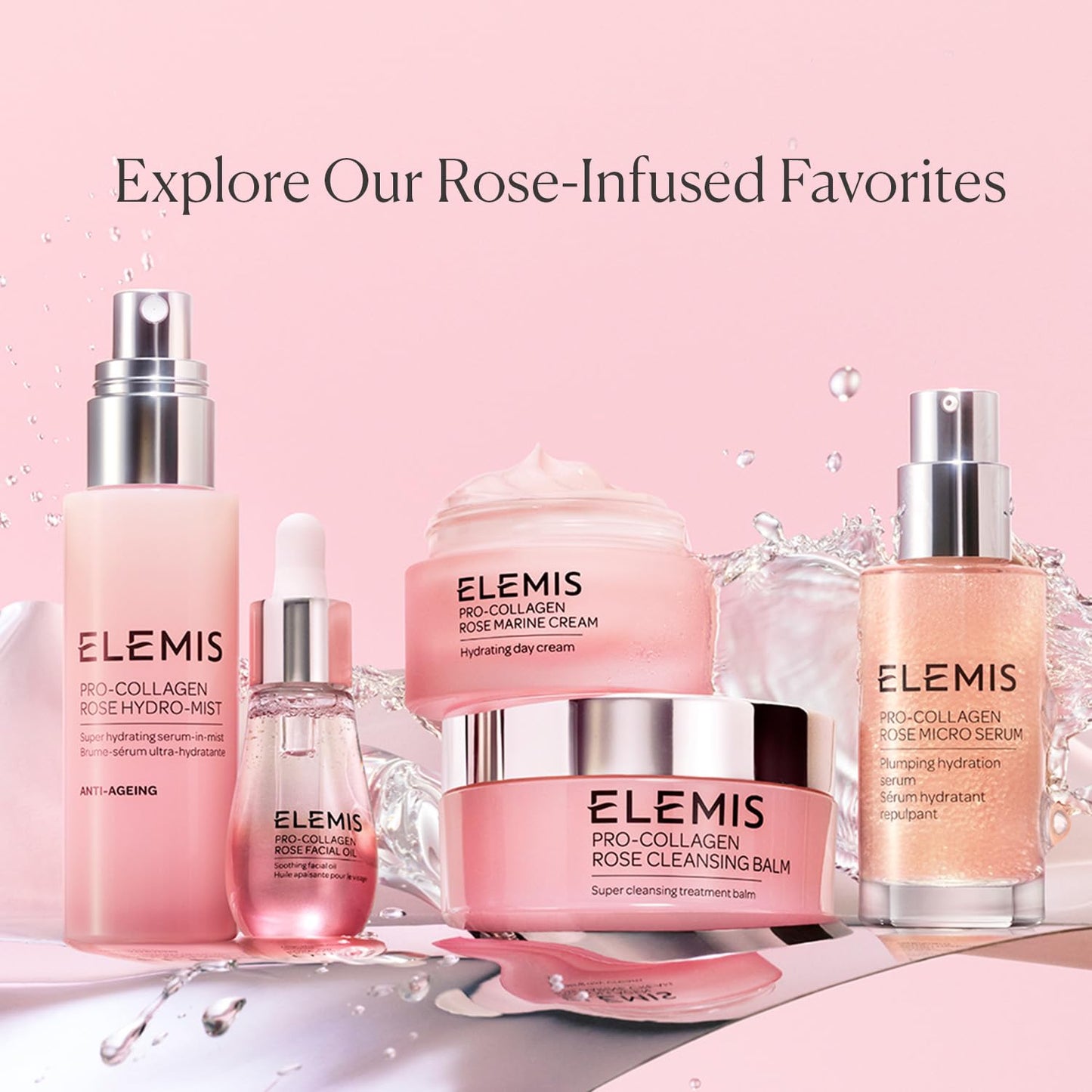 ELEMIS Pro-Collagen Rose Micro Serum | Hydration serum that plumps, soothes, and nourishes your skin while reducing fine lines & wrinkles.