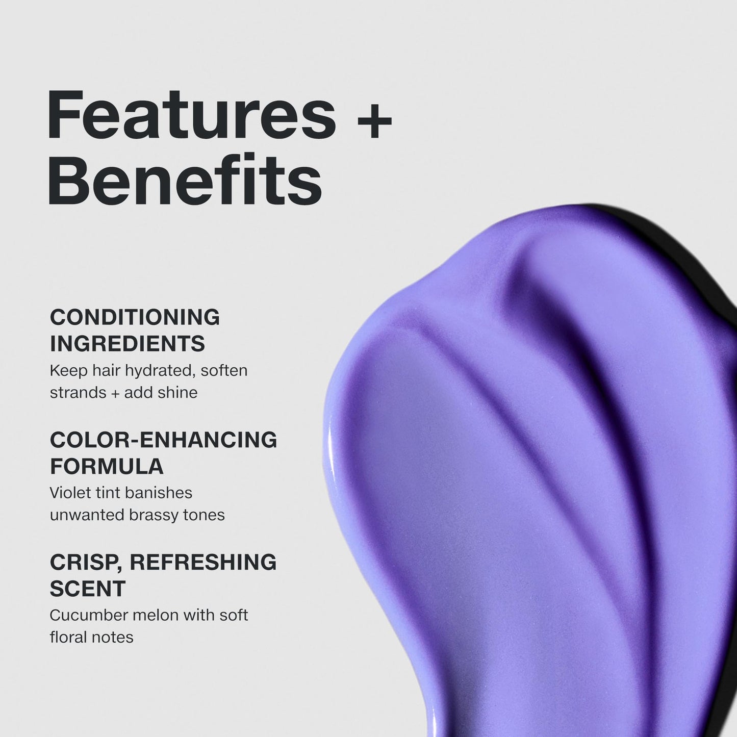 Paul Mitchell Platinum Blonde Violet Conditioner, Banishes Brass + Brightens, Ideal for Light to Medium Blonde, Silver, Gray or White Hair
