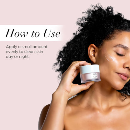 PÜR MINERALS Firming Facial Cream, Get a Lift by Triple-Action Lightweight Moisturizer for Face & Neck Tightens Sagging Skin & Restores Firmness for Fine Lines & Wrinkles - Non-Greasy & Gluten Free